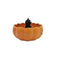 thumbnail image 4 of Way to Celebrate Halloween Cat in Pumpkin Ceramic Serve Bowl, 4 of 6