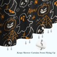 thumbnail image 6 of Funny Halloween Shower Curtain with Cartoon Ghosts, 72x72 Inch Cute Spooky Decor - Waterproof Fabric with 12 Hooks for Family Bathroom, 6 of 6