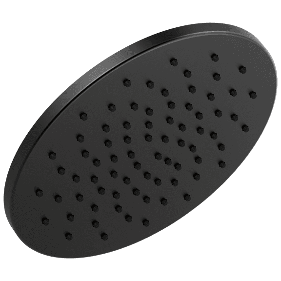 Delta 52158-BL Single-Setting Metal Raincan Shower Head - Matte Black