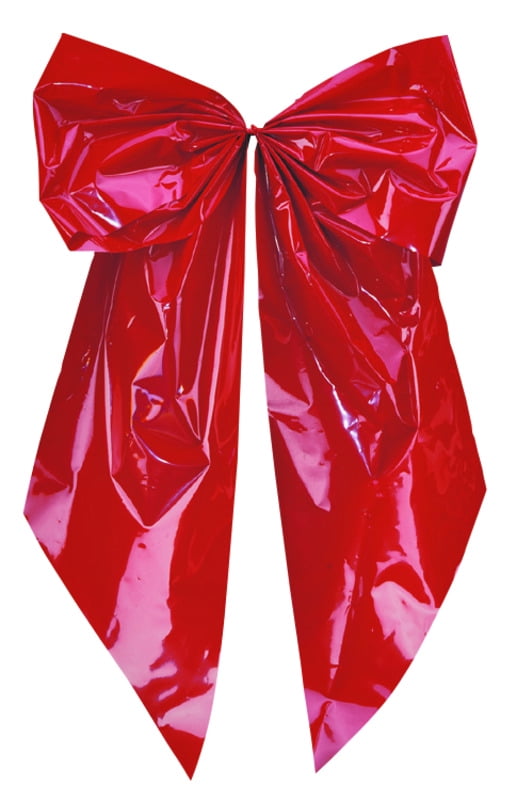 Holiday Trims Christmas Bow Bow Red Plastic 18 inch 1 pk