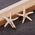 thumbnail image 3 of Juego de 3 horquillas de perlas para novia de estrella de mar, vestido de novia, horquilla de diamantes con tachuelas de estrella de mar, oro para niña Sincero Electrónica, 3 of 4