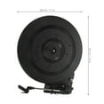thumbnail image 2 of HAMPPLIES Small Gramophone Movement Record Player Retro Vinyl Player Black Plastic Clear Sound For Music Listeners 1Pack, 2 of 6