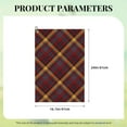 thumbnail image 4 of Pofeuu Buffalo Check Plaid Print Premium Golf Towel with Carabiner Clip Absorbent Microfiber Waffle Pattern Golf Towel for Golf Bag Trolly Belt Loop, 4 of 8