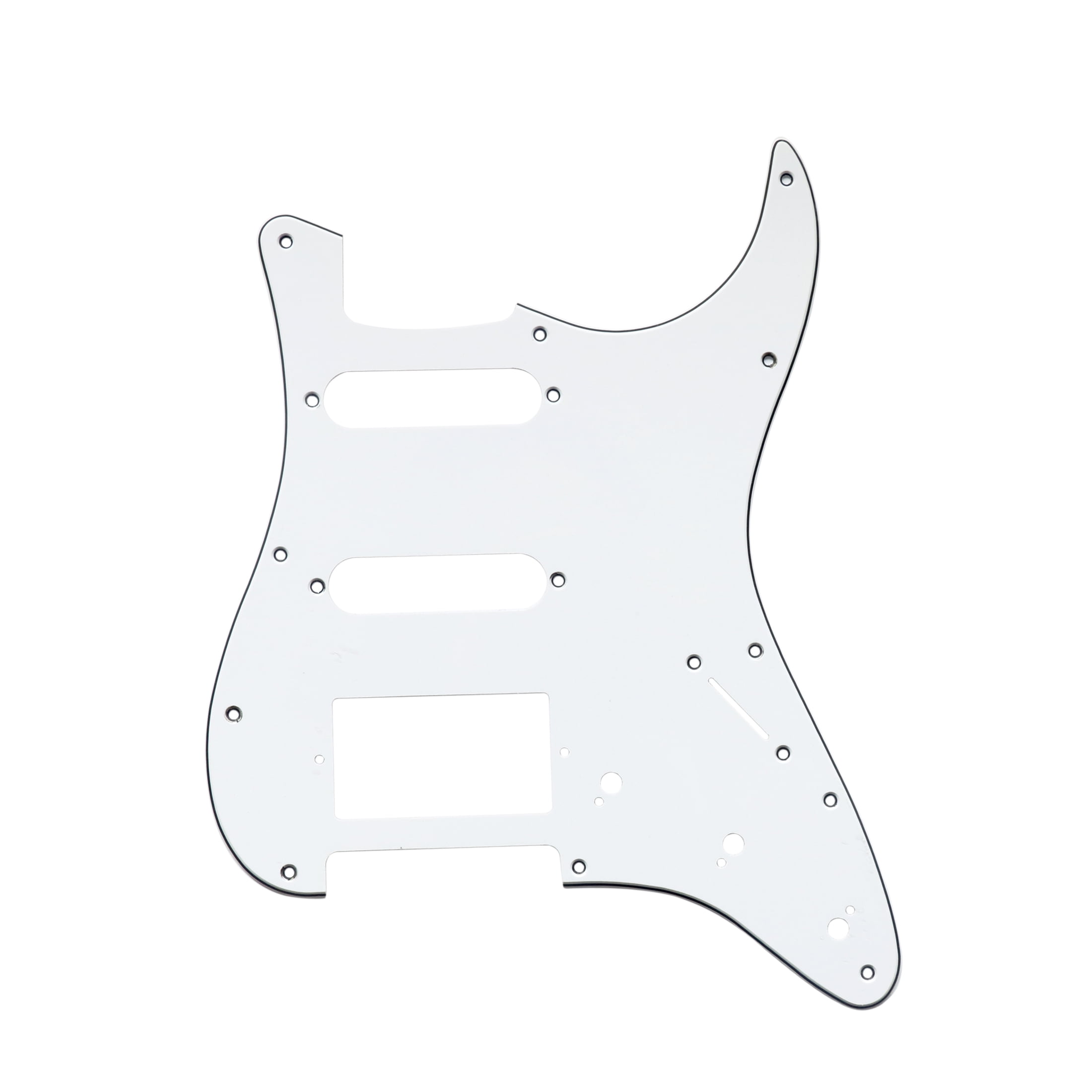 Metallor Electric Guitar Pickguard 3 Ply 11 holes SSS Compatible with Strat Style Modern Guitar Parts Replacement Red Tortoise 