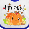 thumbnail image 4 of Inktastic I'm One Pumpkin Birthday Autumn Boys or Girls Baby Bib, 4 of 4