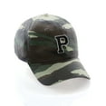 thumbnail image 1 of Customized Letter Intial Baseball Hat A to Z Team Colors, Camo Cap White Black Letter P, 1 of 4