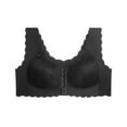 thumbnail image 3 of Everyday Bras for Women Front Closure Bra Women Bras Push up Women Bras plus Size Front Close 36ddd Sports Bras for Women Women Bras Bra Pack Athletic Bras for Women Women's Bra Sports Bra Black 5XL, 3 of 4