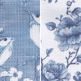 thumbnail image 2 of RITZ Birds & Branches Microfiber Dish Cloth Set, 6-Piece, Blue & White Toile Botanical Pattern, 12" x 12", 80% Recycled, 2 of 6