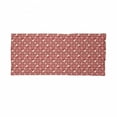 thumbnail image 2 of Nordic Neck Gaiter, Northern Reindeers Flora, Unisex, Red Beige, by Ambesonne, 2 of 3