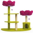 thumbnail image 2 of Arbre à chat Prevue Pet Flower Garden rose et vert, 2 of 7