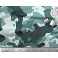 thumbnail image 3 of Soimoi polyester Crepe Fabric Two Tone With White Camouflage Print Fabric by the Yard 52 Inch Wide, 3 of 3