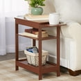 thumbnail image 2 of Side Table with Extension Shelf - White, 2 of 14