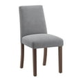 thumbnail image 5 of EOP Upholstered Dining Chairs Set of 6, Linen Fabric Dining Side Chairs, Farmhouse Dining Room Chairs, Stylish Kitchen Chairs with Solid Wood Legs and Padded Seat, Gray, 5 of 10