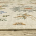thumbnail image 2 of Oriental Weavers Lucca Wool Blend Area Rug - 5507W - 3'3" x 5' - in Ivory/ Multi - Vintage Inspired, Wool Blend, Entrway, Bedroom Rug, 2 of 3