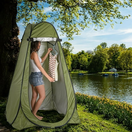 Oak leaf Portable Pop Up Privacy Toilet Tent Shower Dressing Sun Shelter Pod Camping Beach Toilet Changing Room