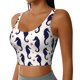thumbnail image 2 of Balery Seahorses and Hearts Sujetadores deportivos con espalda cruzada para mujer, acolchados, sin costuras, de alto impacto, ideales para yoga, gimnasio, entrenamiento y fitness.-, 2 of 8