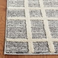 thumbnail image 3 of SAFAVIEH Martha Stewart Lucia Shag Area Rug, Dark Grey/Ivory, 9' x 12', 3 of 8