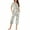 Khaki, variant on 2 Piece Outfits For Women Cute Heart Print Round Neck Short Sleeve Shirt And Pants Sets Sleepwear Lounge Set With Pockets Green XXL