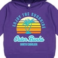 thumbnail image 3 of Inktastic Summer Enjoy the Sunshine Outer Banks North Carolina in Blue Toddler Hoodie, 3 of 4
