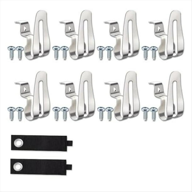 Clip Gancho para CinturóN Repuesto, Para CinturóN Conductor Acero Inoxidable, Herramienta Gancho con Clip Taladro, Herramientas EléCtricas Clips para CinturóN Conductor Taladro