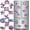 American Flag, variant on MWYXX 12 Pcs Fruit Diamond Painting Magnets Kit DIY Diamond Art Fridge Magnets for Adults Easy Crystal Painting Magnetic Stickers for Refrigerator Home Decor