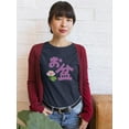 thumbnail image 2 of Obon Festival Japanese  Katakana T-Shirt Women -Image by Shutterstock, Female XX-Large, 2 of 4