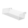 thumbnail image 2 of Langgg Metal Mesh Hanging Storage Box Office Desk Divider Adjustable Basket Effective Organization Solution In Workspace Books White 36.8x15.2x9cm, 2 of 6