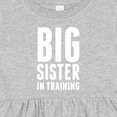 thumbnail image 4 of Inktastic Big Sister in Training Girls Baby Dress, 4 of 5