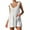 White, variant on Chouyatou Women's Wide leg Romper Shorts Sexy Tie Knot Strap Sleeveless Boho Jumpsuit Overall Pants