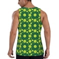thumbnail image 3 of Xecao Tennis Balls Men's Tank Top Workout Quick Dry Sleeveless Gym Jogging Muscle Shirts Summer Swim Beach Tops, 3 of 9