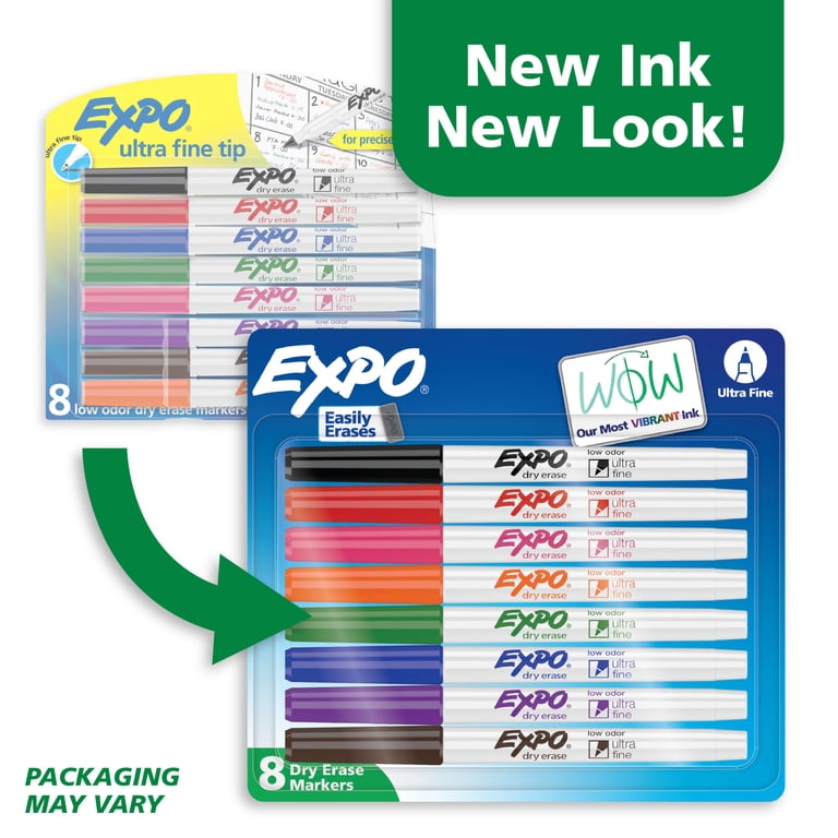Expo Dry Erase Markers, Ultra Fine Tip, 8 Count photo 2