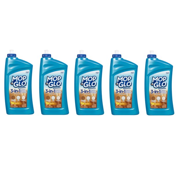 Mop & Glo 3in1 Multi Surface Floor Cleaner, 32 oz (Pack of 5
