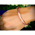 thumbnail image 2 of Pure Solid Copper Cuff Bracelet For Women and Men Arthritis Copper Bangle, 2 of 5