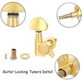 thumbnail image 3 of Pinzas de afinación para guitarra Gusnilo, 6 unidades, 3L3R Acoustic Gold, con accesorios, 3 of 7