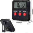 thumbnail image 2 of Digital Thermometer Lcd Hygrometer Temperature And Humidity Gauge For Pets Incubator, Tank Digital Tracked Thermometer, 2 of 3