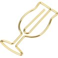 thumbnail image 2 of 8pcs Gold Paper Clips - Large Gold Paper Clip Highball Shaped Stationery Marker Holder for Kids Girls Boys School Students, 2 of 5