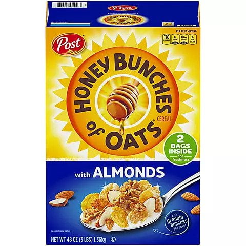 Product of Post Honey Bunches of Oats with Almonds 48 oz