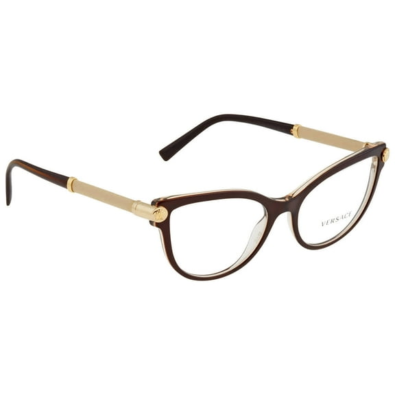 Versace Clear Demo Cat Eye Ladies Eyeglasses VE3270Q 5300 54