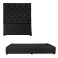 thumbnail image 1 of Box Base Cama + Cabecera King Size Negro Dicasa  Capri, 1 of 8