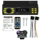 thumbnail image 1 of Riwesomey Radio de coche 1 Din Reproductor de MP3 Posicionamiento multifunción A2DP Tipo C TF Remoto Universal Sistemas de audio Combinaciones de reproductor de DVD/TV para coche, 1 of 6