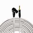 thumbnail image 1 of Columber Cable Right Angle XLR Male to 1/4" TS Male Pro Microphone Connector, 1 of 7