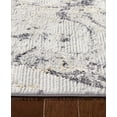 thumbnail image 4 of TOWN & COUNTRY LUXE Opaline Bold Marble Area Rug with Glam Metallic Ribbed Texture Pile, Charcoal Grey, 5'2"x7'2", 4 of 7