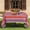 Red Stripe, variant on 52' Round Tablecloth Waterproof Outdoor Tablecloth with Umbrella Hole Zipper for Spring Summer Patio Picnic Tables, Red Stripe