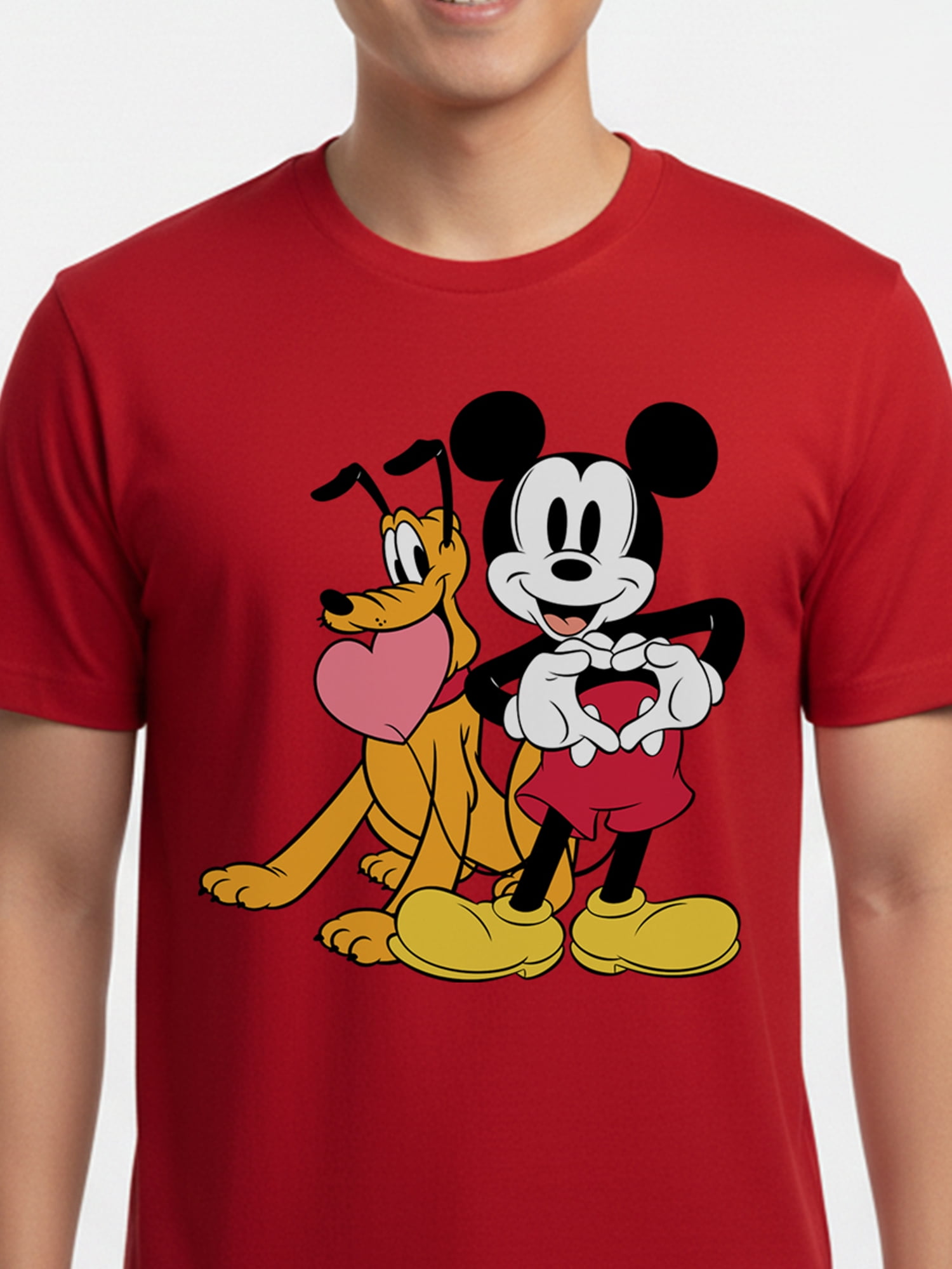 Disney, Men's & Big Men's Valentine's Day Graphic Tee, Friends' Heart, Sizes S-3XL