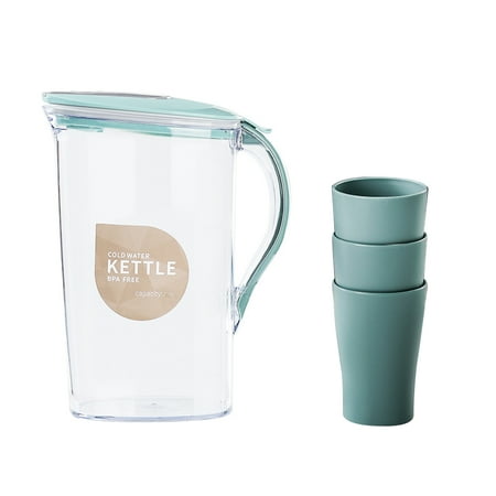 

Ekeka Free Shipping Drinkware Summer Universal Water Kettle Set Large Capacity With Cups Easy Clean