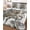 White, variant on Farmhouse Owl Full Size Down Alternative Comforter, Lightweight Comforter Quilt Bedding Set with Pillow Shams Country Envelope Postmark Rustic Botancial All Seasons Bed Comforter Duvet Insert 78"x90"