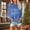 #0002-Blue, variant on Neewe Long Length Sleeve Womens Tops Round Neck Casual Summer Tunic Tops Basic Tees Blouses Dressy T-Shirts