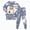 Gray, variant on Zuwimk Halloween Little Girl Boys' Pajamas Sets Cute Graphic Toddler Pjs Kids Sleepwear Fall Winter,Y028-Yellow