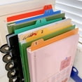 thumbnail image 1 of unbranded Divisores De Páginas De Plástico PP Multicolor Para Organización Rápida En Cuadernos Y Planificadores, 1 of 8