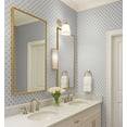 thumbnail image 3 of S4Sassy Self Adhesive Wallpaper, White Polka Dot Wallpaper, Removable DIY Vinyl Wall Covering, Textured Peel and Stick Contact Paper for Entryway Accent Wall, Easy Home Decor Solution (25"x120"), 3 of 9